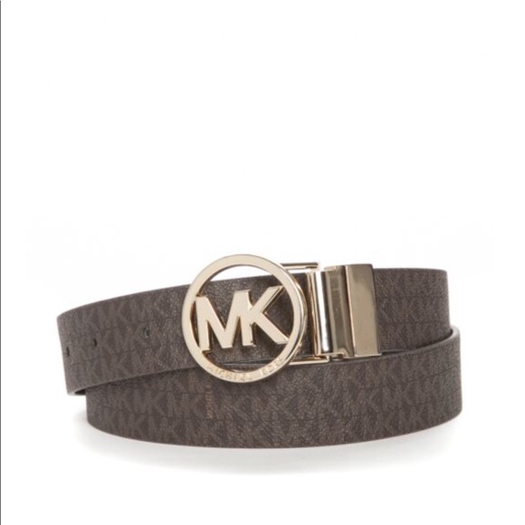 MICHAEL Michael Kors Accessories - MICHAEL KORS BELT WITH GOLD BUCKLE